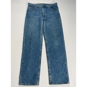 Levis 505 Regular Fit Jeans Mens 36x30 Blue Straight Leg Denim 00505-4891